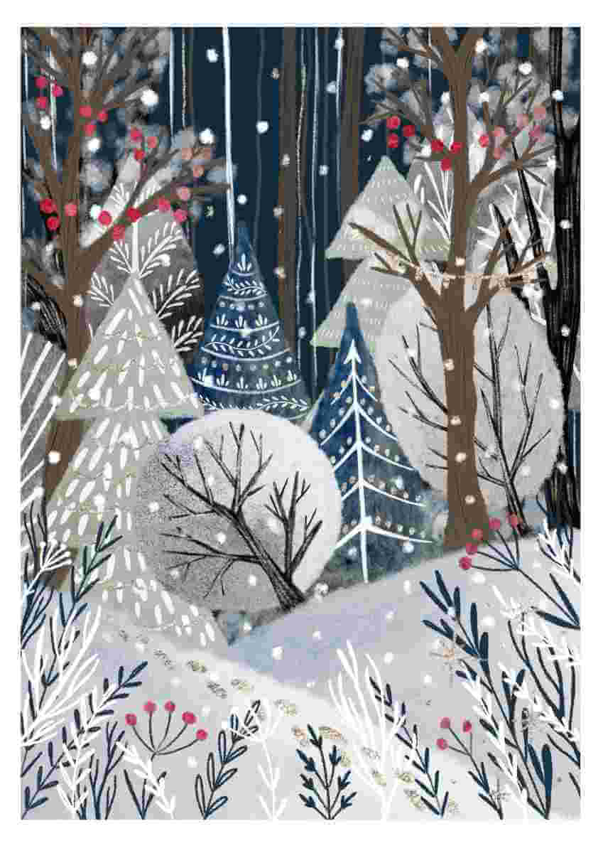 Зимний лес - изображение 1