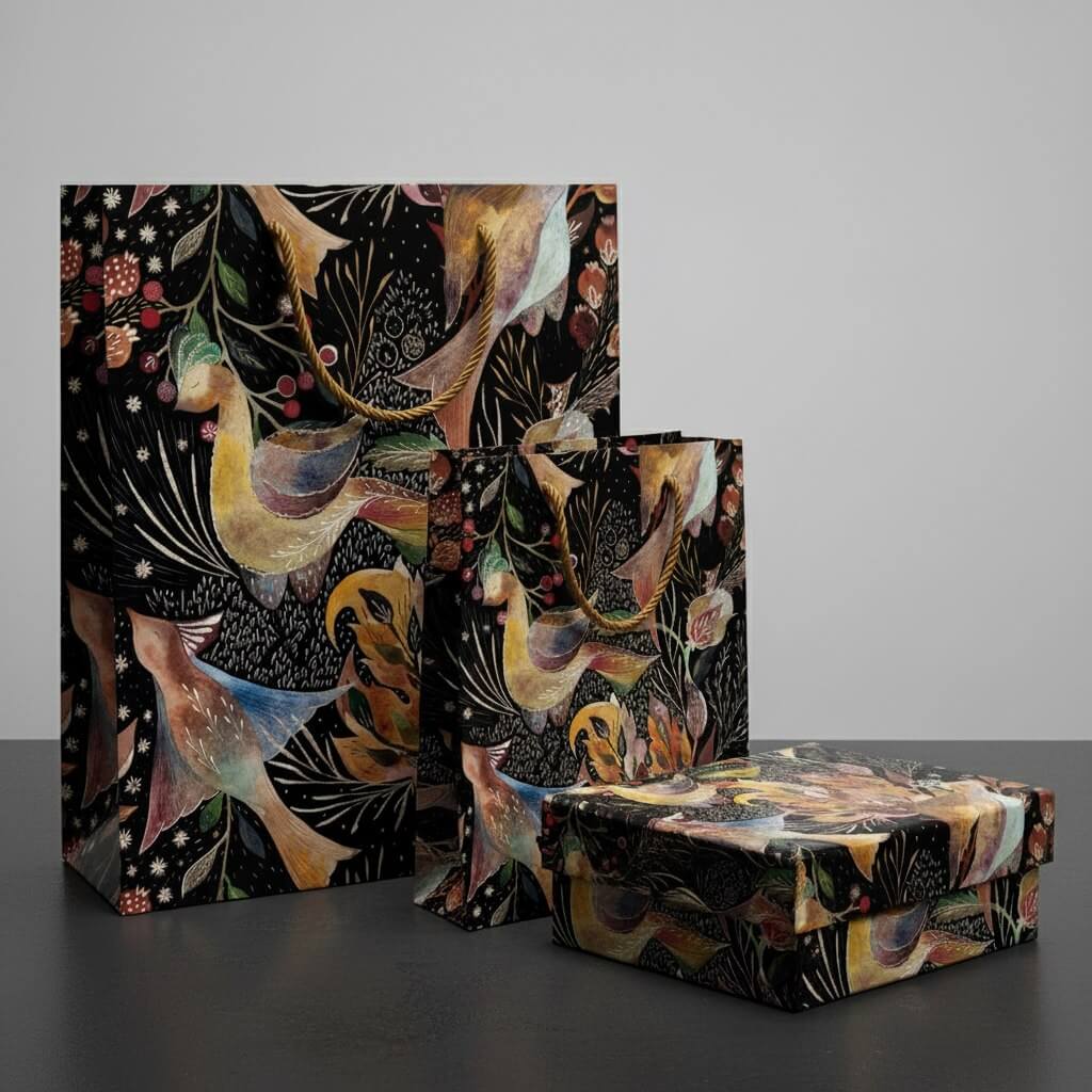 Райские птички темный - изображение 3